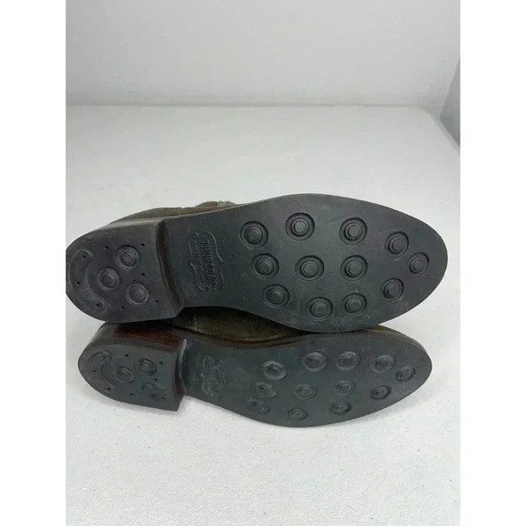 Thursday Boot Co Dark Olive Suede Duchess Ankle Boot size 5 New - Picture 6 of 9